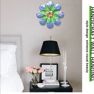 13.7 Inch Flower Metal Wall Art Decor